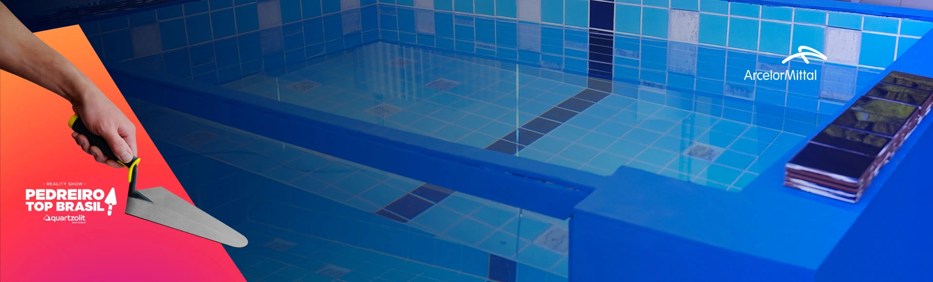 Como o aço ArcelorMittal garante resistência e qualidade na construção de piscinas