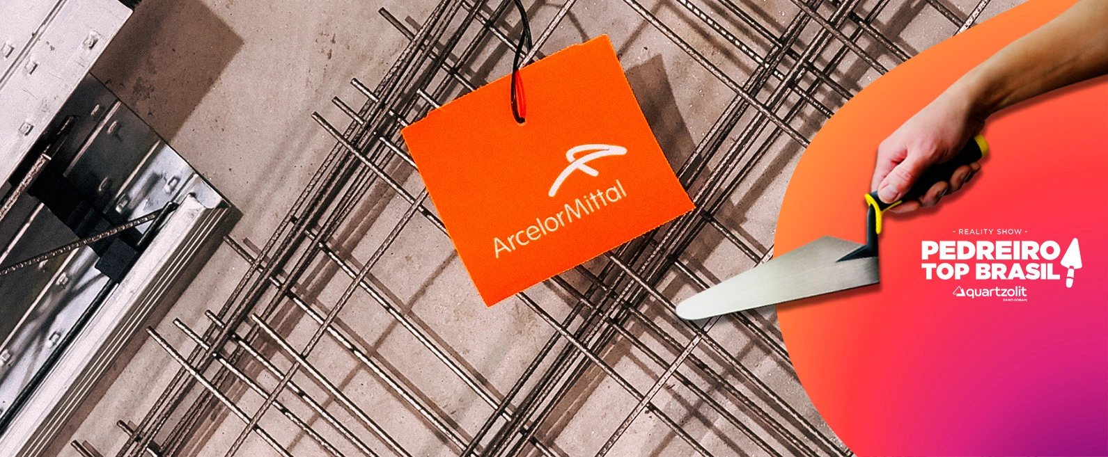 Saiba quais soluções ArcelorMittal estarão no Pedreiro Top Brasil Quartzolit 2025