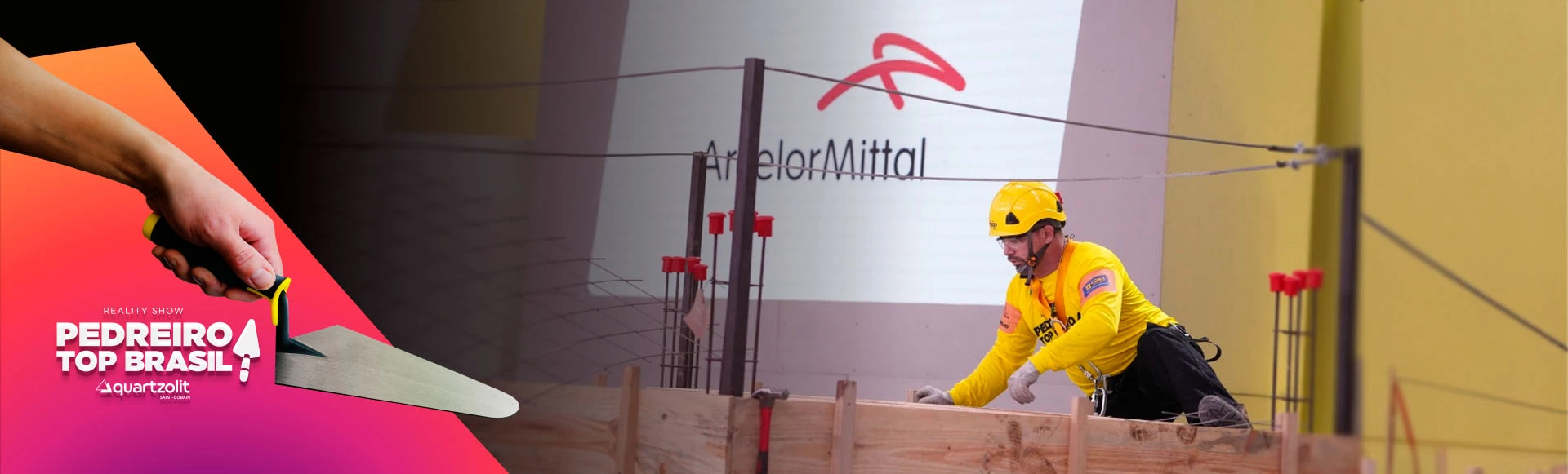 Tela Soldada, Treliça e sistema Trelifácil®: produtividade e segurança na Prova da Laje do Pedreiro Top Brasil 2025