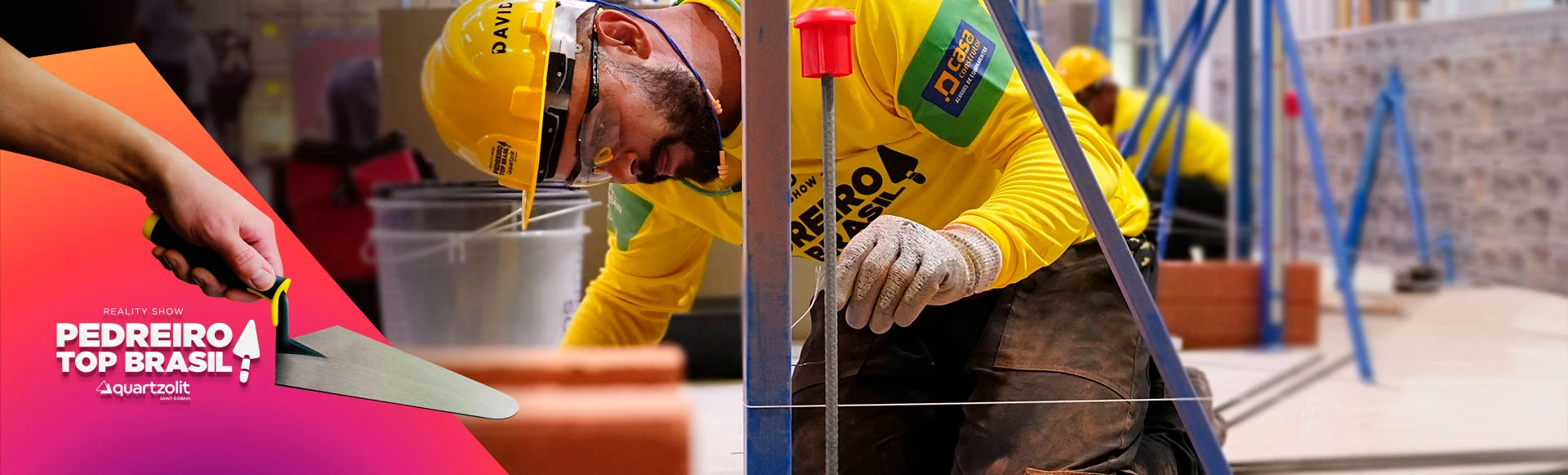 Vergalhão ArcelorMittal 50 S leva segurança e resistência na prova manobra de mestre do Pedreiro top Brasil 2025