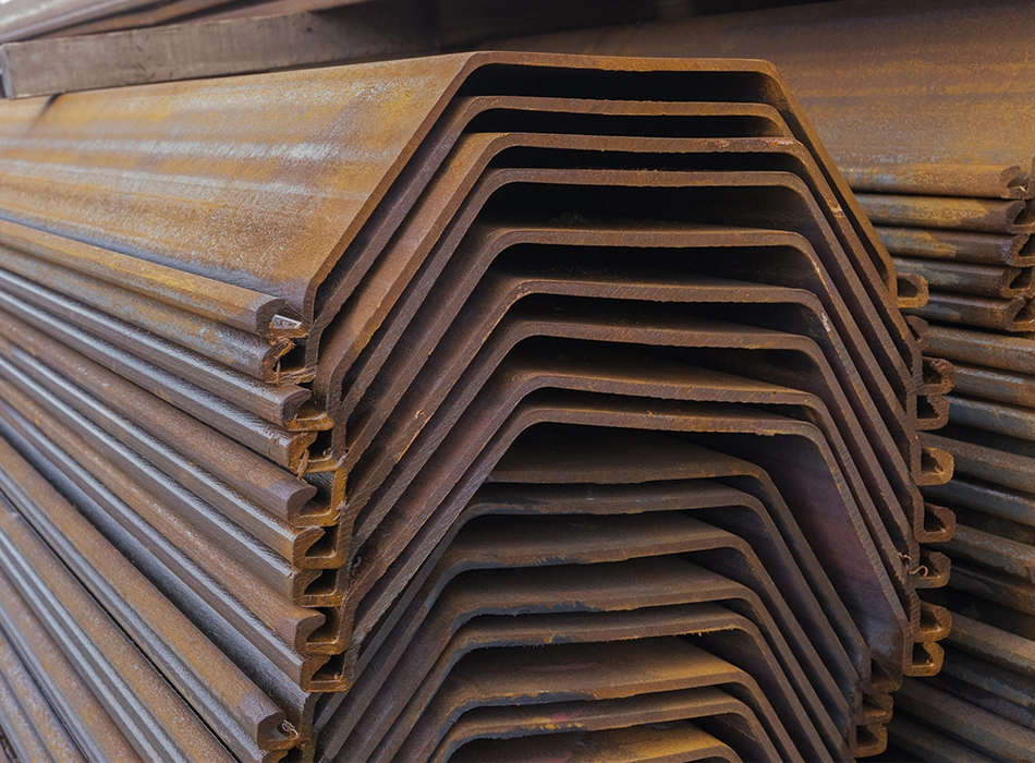 Locação de estaca prancha